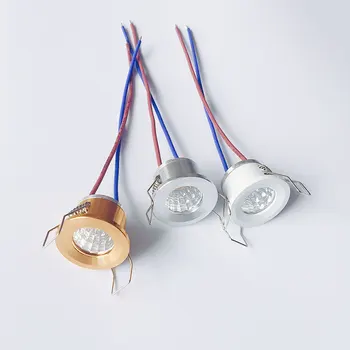 Мини-Светодиодный Светильник 3 ВТ COB AC200V-240V Светодиодный Прожектор Встроенные Встраиваемые Потолочные Корпусные Лампы для Внутреннего Освещения Ювелирных Изделий