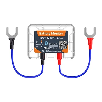 Беспроводной Bluetooth GPS трекер 12V Battery Monitory BM6 с приложением для проверки работоспособности автомобильного аккумулятора Тестер батареи