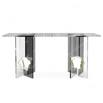 Консольный Современный Минималистичный Декоративный Стол Для Прихожей Villa Acrylic Xuan Wall-Close Table
