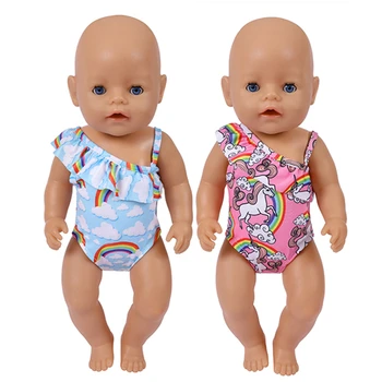 Купальники Flamingo, кукольная одежда, аксессуары для новорожденного 43 см, 18-дюймовые американские куклы, игрушки для девочек и наше поколение