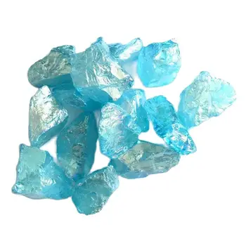 Натуральный необработанный кварц crytsals целебные камни синего цвета angel aura rough для украшения дома