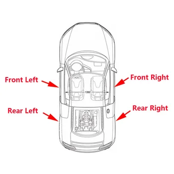 Внутренний привод правой внутренней дверной ручки двери автомобиля для Skoda Fabia 2015-2017 6V0837221A 6V08222A