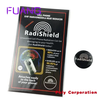 Наклейка Radishield на заказ.  Наклейка EMF, безопасная антирадиационная наклейка с защитой от радиации для мобильного телефона с ручной картой и