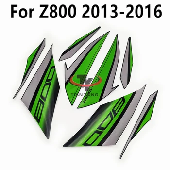 Полный комплект декоративной аппликации из шелкографии Мотоцикл для Kawasaki Z800 2013-2014-2015-2016 Высококачественная аппликационная наклейка