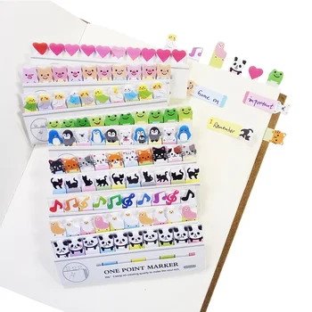 1 упаковка Kawaii animal series Memo sticky Pad Творческий Милый Кот Панда Стикеры Планировщик Канцелярских Школьных Принадлежностей