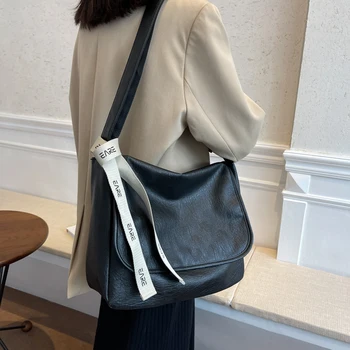 Элегантные женские сумки через плечо из мягкой кожи, сумка-мессенджер для отдыха, сумки через плечо большой емкости для женщин, женская сумка 2021 г.