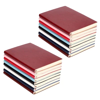 2X6 Цветов в случайной мягкой обложке из искусственной кожи блокнот для записей, дневник на 100 страниц с подкладкой
