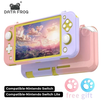 DATA FROG Полная Защитная Задняя Крышка Консоли Совместима-Nintendo Switch Lite Mix Красочный корпус Shell Case Для Switch Lite