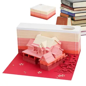 3D Memo 3D Paper Art блокнот для заметок DIY бумажная открытка для заметок влагостойкая и художественная многофункциональная бумага для заметок 3D для