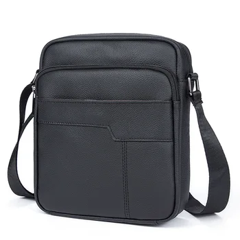 Винтажная мужская сумка через плечо из натуральной кожи, мужские сумки-мессенджеры, высококачественная кожаная сумка через плечо, мужские сумки-портмоне