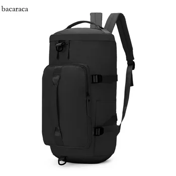 Новые модели, рюкзак большой емкости для путешествий, переносная простая универсальная сумка для фитнеса с отделением от сухого и влажного пространства на одно плечо,
