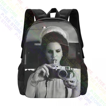 Винтажная автобусная камера Lana Del Ray Photo GraphicBackpack Дорожная пляжная сумка большой емкости