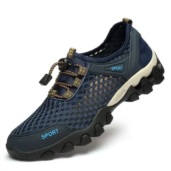 Обувь Дышащие Кроссовки Мужская Обувь для мужчин Альпинистские походные ботинки Мужские уличные пляжные кроссовки для ходьбы босиком 2024
