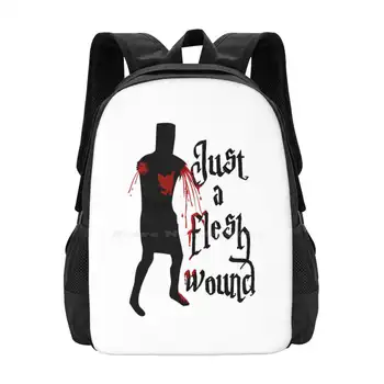 Рюкзаки Just A Flesh Wound для школьников, подростков, девочек, дорожные сумки Flesh Wound Python Black Knight Monty