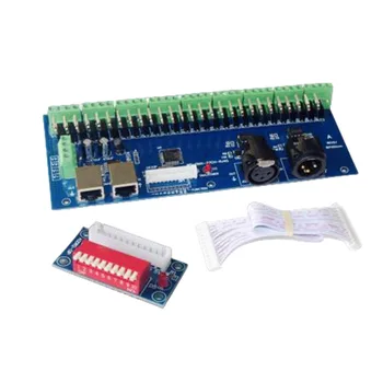 Светодиодный диммер с цифровым дисплеем WS-DMX-27CH-DIPC 1A * 27-канальный декодер DC12V-24V RGB Контроллер для лампы