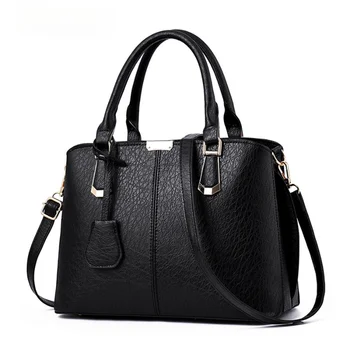 Женская сумка через плечо в Западном стиле Большой Емкости, Женская Дизайнерская Кожаная сумка через плечо, Женская сумка-Тоут, Основной