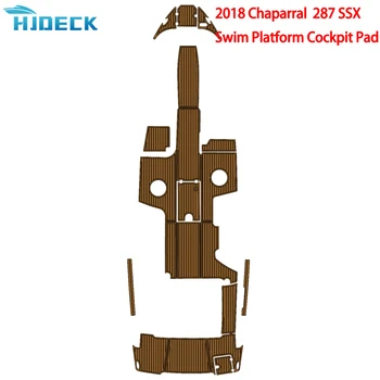 2018 Chaparral 287 SSX тяговый коврик для ног, самоклеящаяся спортивная платформа для плавания в кокпите, настраиваемая накладка в кокпите