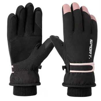 Ветрозащитные и водонепроницаемые лыжные перчатки с сенсорным экраном Сохраняют ваши руки в тепле и сухости в холодную погоду
