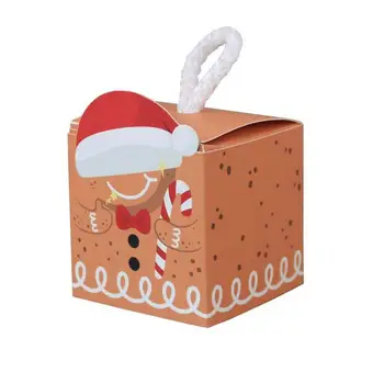 Коробка конфет на Рождество 50шт Картонная Коробка Рождественских подарков Портативные Креативные подарки для конфет Мини Игрушки Аксессуары для волос