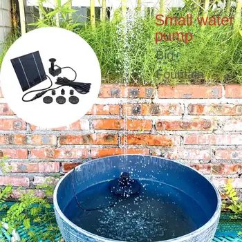 Комплект панели питания мини-солнечного фонтанного насоса мощностью 1,4 Вт, Водяная помпа на солнечной батарее для сада, бассейна, фонтана, крытой птичьей бани, открытой