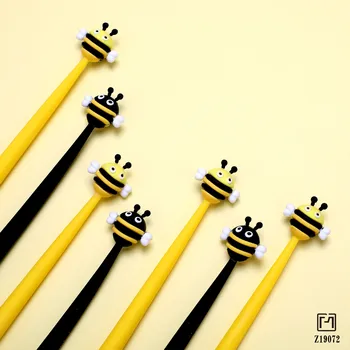 Креативная силиконовая прекрасная нейтральная ручка 0,5 мм жужжащая пчела студенческие принадлежности канцелярские принадлежности школьные ручки для письма милые ручки