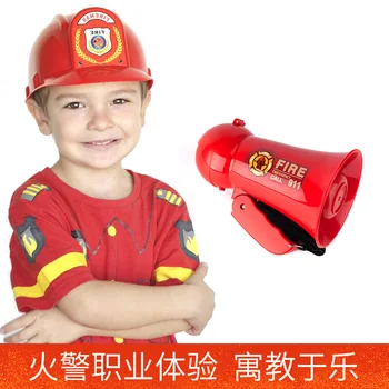 Мини-динамик, игрушечный пожарный, маленький рожок, складной рупор, рупорный вентилятор для мегафона