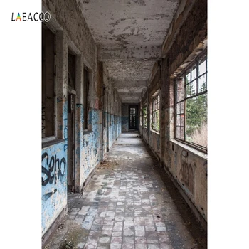 Фоны для фотосъемки интерьера в коридоре заброшенного школьного класса Laeacco По индивидуальному заказу для фотостудии
