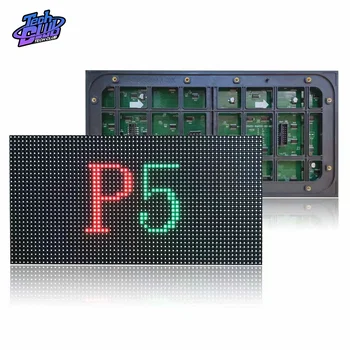 Уличный телевизионный экран SMD HD P5 320 * 160 мм Полноцветная светодиодная панель Pantalla с цифровым дисплеем для комплекта электронных компонентов DIY