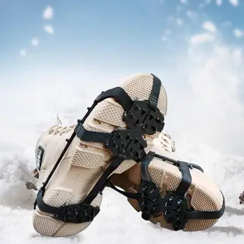 Нескользящие Шипы-Захваты С 24 Зубьями Гвоздя, Скользящие По Льду Бутсы Для обуви, Универсальные Шипы Для Снегоступов, Скользящие По Льду Бутсы Для пеших прогулок