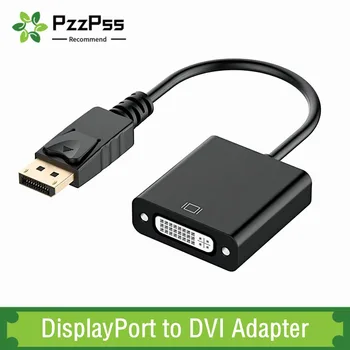 Кабельный Адаптер DisplayPort-DVI Display Port DP-DVI Конвертер HD 1080p от Мужчины к женщине Для Портативных ПК HDTV Монитор Проектор