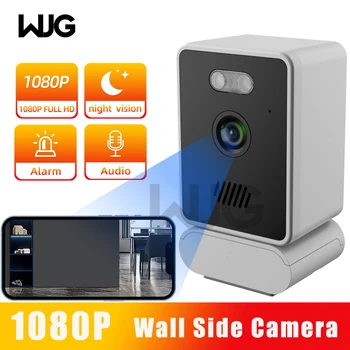 Камеры видеонаблюдения WJG для домашнего наблюдения, мини портативные камеры видеонаблюдения Wi-Fi, видеомагнитофон с ночным видением