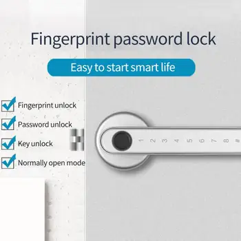 TTlock Умный дверной замок с паролем по отпечатку пальца, Bluetooth Блокировка ручки, поддержка приложения, дистанционное управление, работа с TTlock Gateway G2