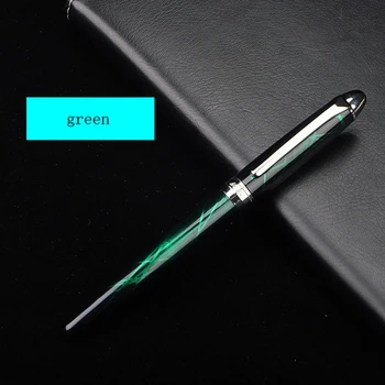 Высококачественный модный бренд, градиент цвета, синяя Зеленая перьевая ручка Aurora, канцелярские принадлежности, школьные принадлежности, Чернильная ручка