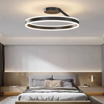 Светодиодная подсветка потолка North Ring с дорожкой, подвесное освещение для столовой, гостиной, центрального стола, спальни, мигающее освещение