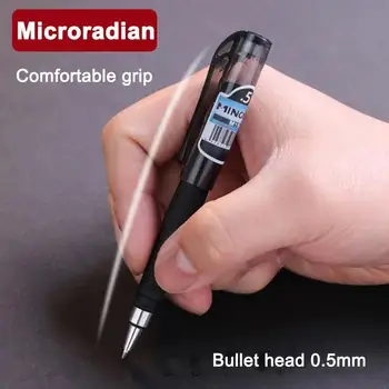 100шт Короткая мини-нейтральная ручка Портативная короткая ручка маленькая быстросохнущая ручка для подписи маленькая для студентов