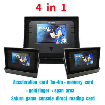 1 шт. Оригинальная универсальная SD-карта SEGA SATURN, видео псевдо-игр KAI, используемое с прямым чтением, функция ускорителя 4M, Память 8 МБ
