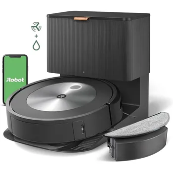 iRobot Roomba Combo j5 + Саморазливающийся робот-пылесос и швабра – распознает и избегает препятствий, таких как отходы домашних животных и шнуры