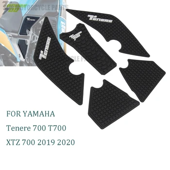 ДЛЯ YAMAHA Tenere 700 T700 XTZ 700 2019 2020, Нескользящие боковые наклейки на Топливный бак, Водонепроницаемая накладка, Резиновая наклейка