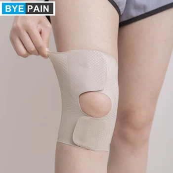 Наколенник из 1 шт. с боковыми стабилизаторами Снимает разрыв мениска, боль в колене, артрит ACL MCL, облегчение боли в суставах, регулируемая поддержка колена