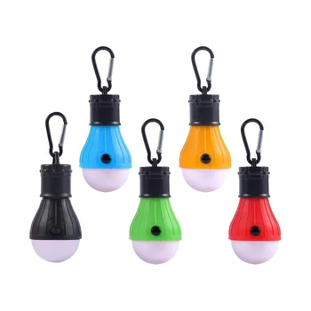 5 упаковок походной электрической лампочки Портативный светодиодный фонарь для кемпинга, лампа для освещения походной палатки, Походное снаряжение и экипировка для пеших прогулок
