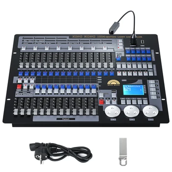 1024-канальный контроллер освещения, черный пульт Grand Console HOLDLAMP, DMX и MIDI-оператор для живых концертов, диджеев KTV, клубов.