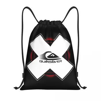Пользовательские сумки для серфинга Q-Quiksilvers на шнурке Для мужчин и женщин, Легкий спортивный рюкзак для хранения в тренажерном зале